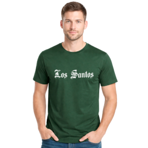Los Santos – muška tamno zelena majica