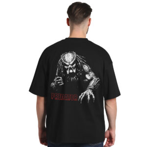 Predator − muška oversize crna majica