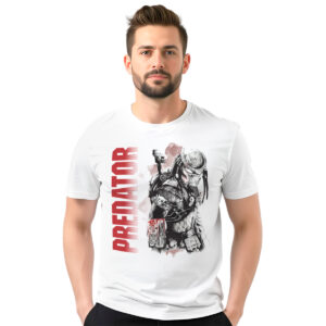 Predator − muška bela majica