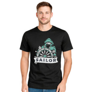 Sailor − muška crna majica