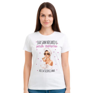 Sva sam nekako u − ženska bela majica