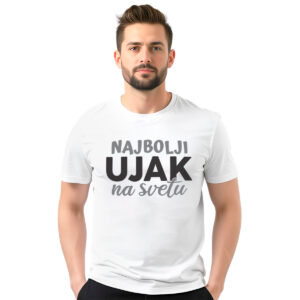 Najbolji ujak na svetu – muška bela majica