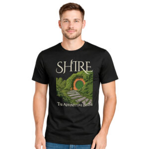 Shire – muška crna majica