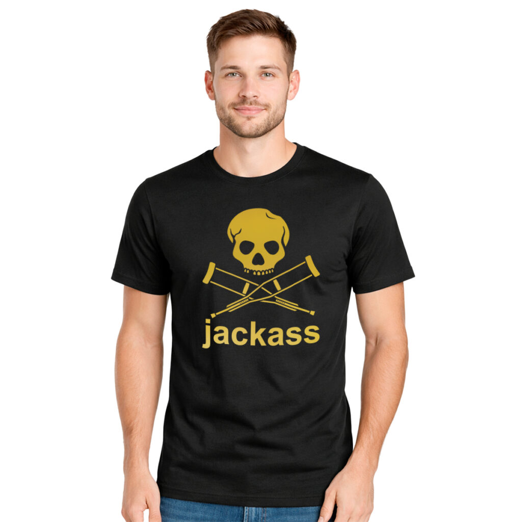 Jackass – muška crna majica