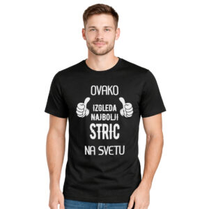 Ovako izgleda najbolji stric – muška crna majica