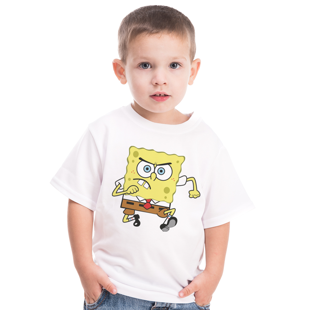 Sunđer Bob I – dečija bela majica