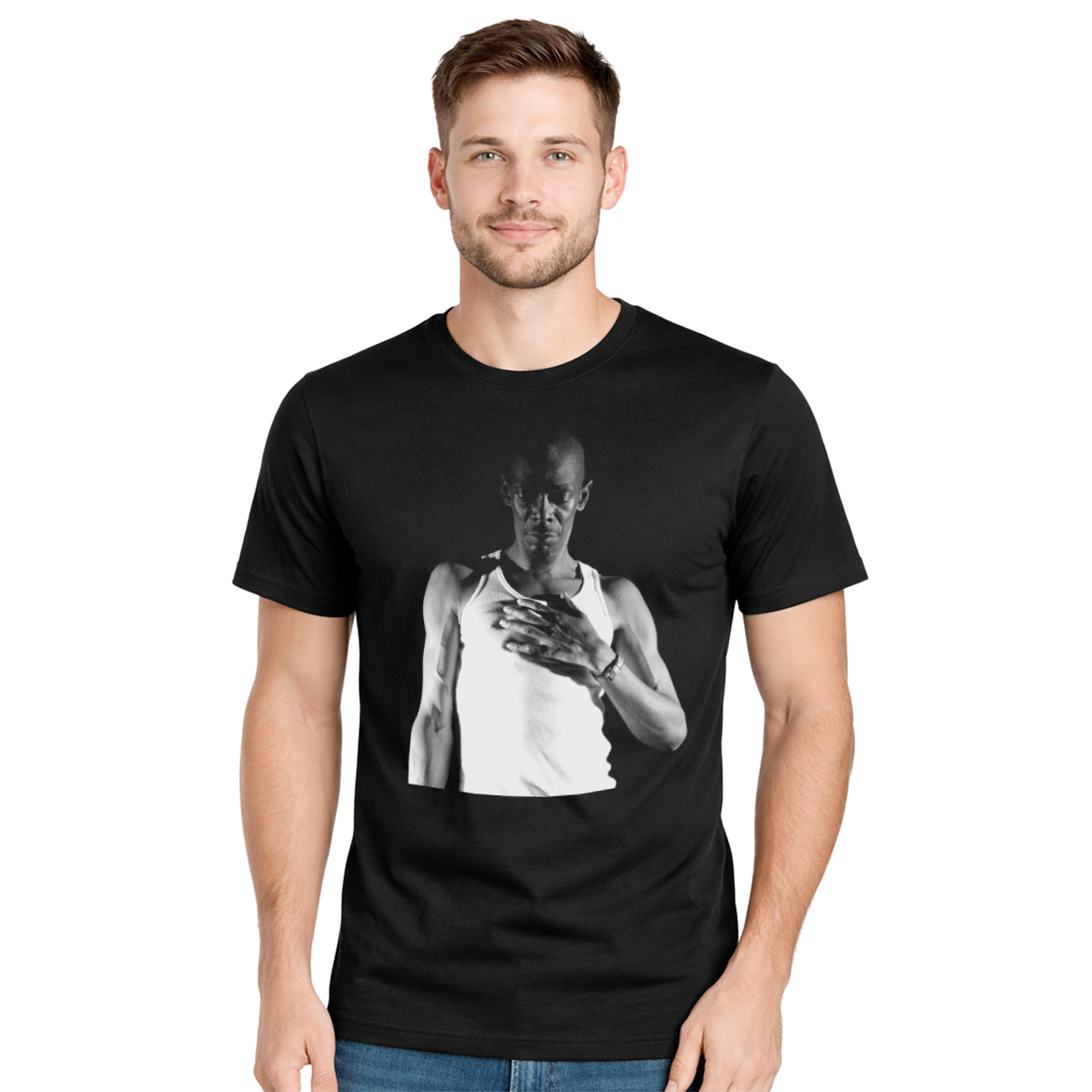 Maxi Jazz Faithless − muška crna majica