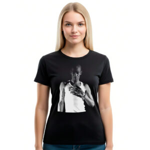 Maxi Jazz Faithless − ženska crna majica