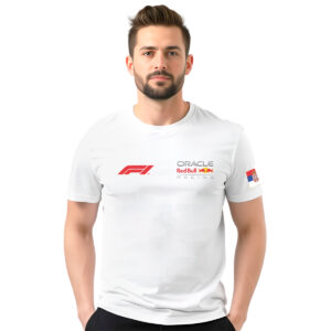 Red Bull F1 Circuit de Spa − muška bela majica