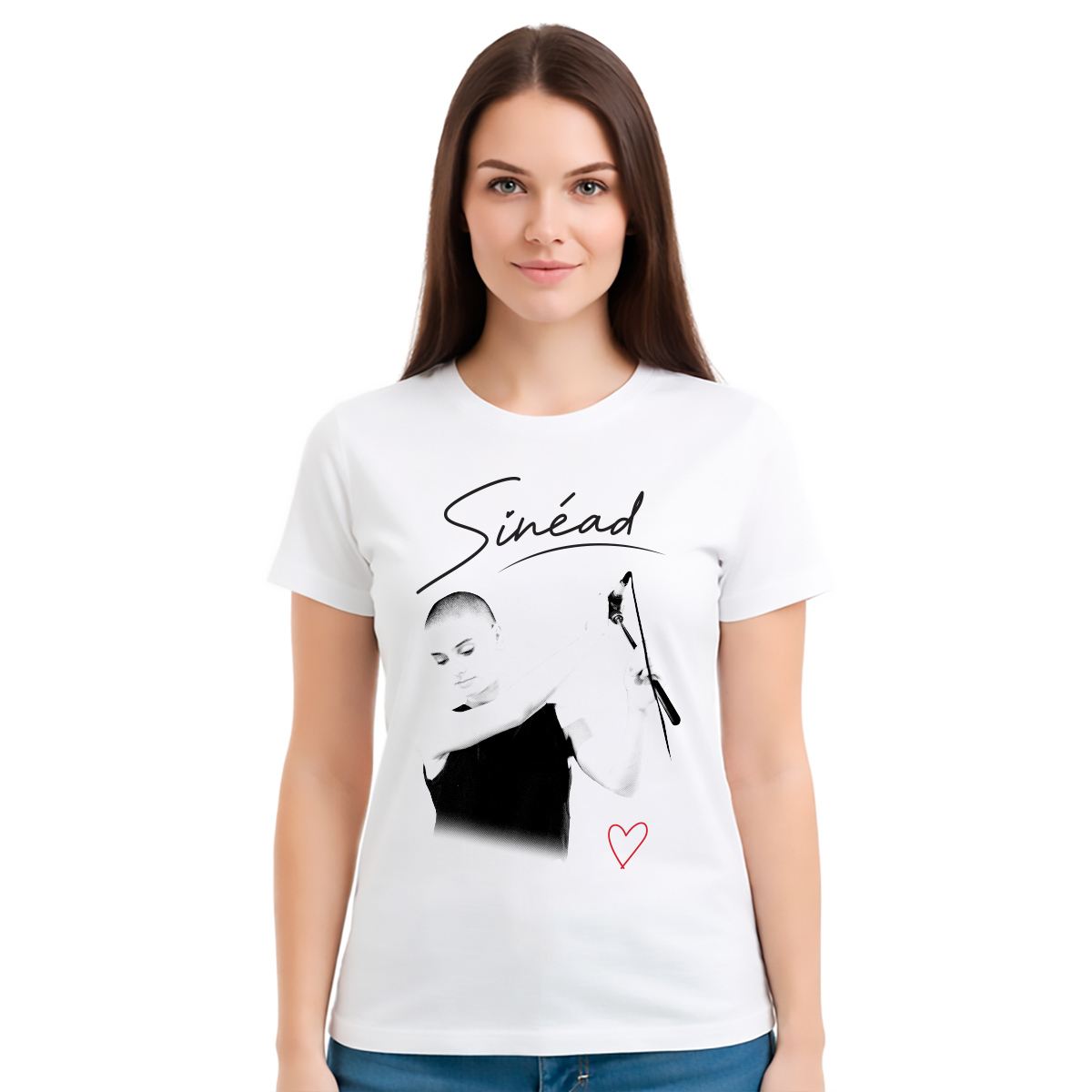 Sinéad O'Connor − ženska bela majica