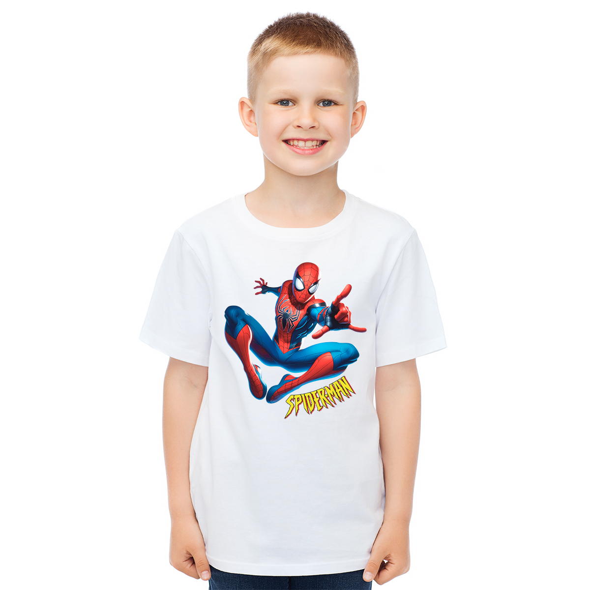 Spiderman – dečija bela majica
